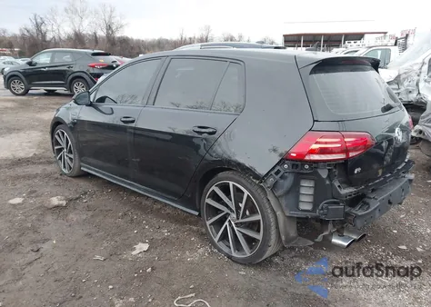 2018 Volkswagen Golf R 2.0T W/Dcc Navigation from USA, damaged, VIN WVWWF7AU8JW183679